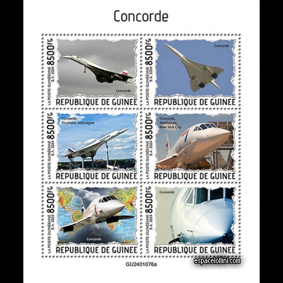 the stamp concorde GUI 143/148 C