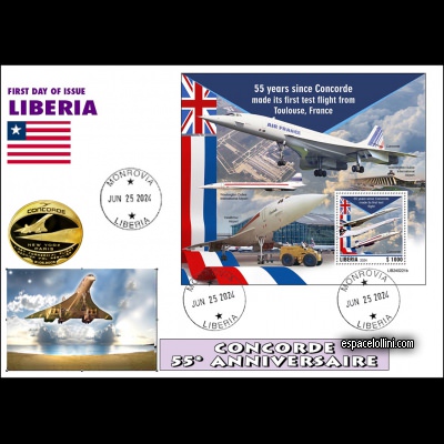 le timbre concorde LIB 29 F