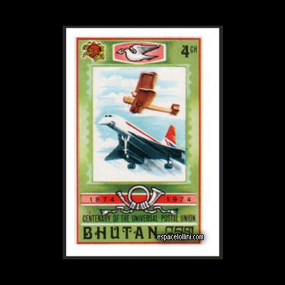 the stamp concorde BHU 1 A