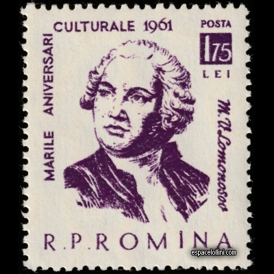 the stamp astronome ROU 3