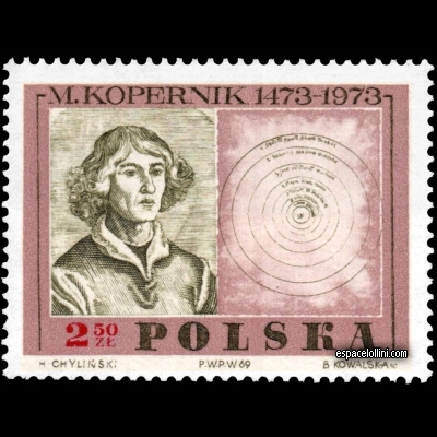the stamp astronome POL 18