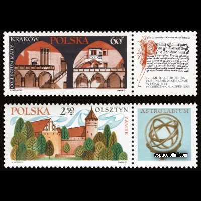 the stamp astronome POL 23/24