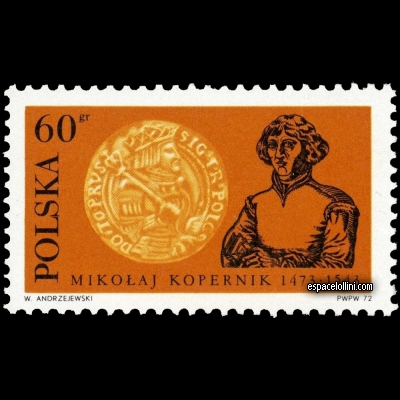 the stamp astronome POL 27