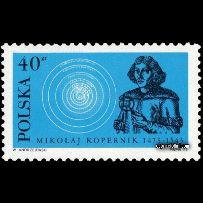 the stamp astronome POL 26
