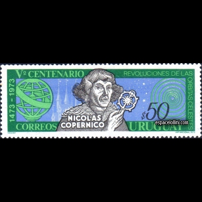 the stamp astronome URU 1