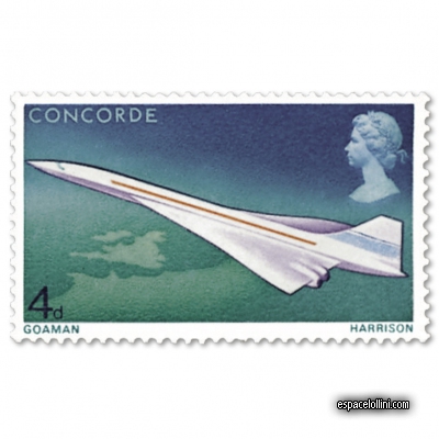 the stamp concorde GBR 1