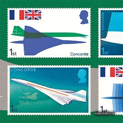 le timbre concorde GBR 20/23 C detail