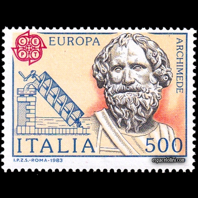 the stamp astronome ITA 25