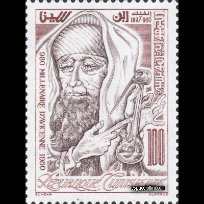 the stamp astronome TUN 2