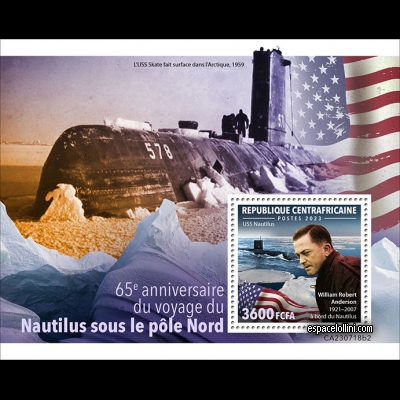 the stamp pole CAR 55 B