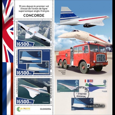 the stamp concorde GUI 149/152 C