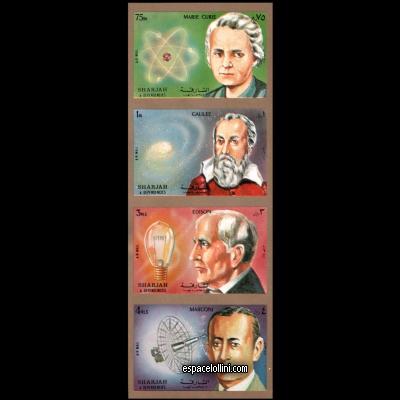 the stamp astronome SHA 1/4 A