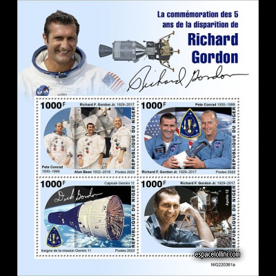 the stamp 4850 NIG 1/4 C